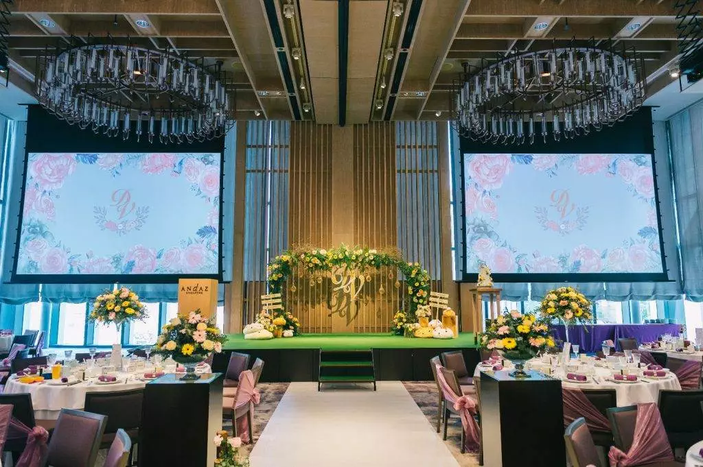 wedding decor andaz Singapore