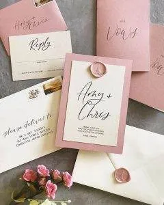 custom wedding invite