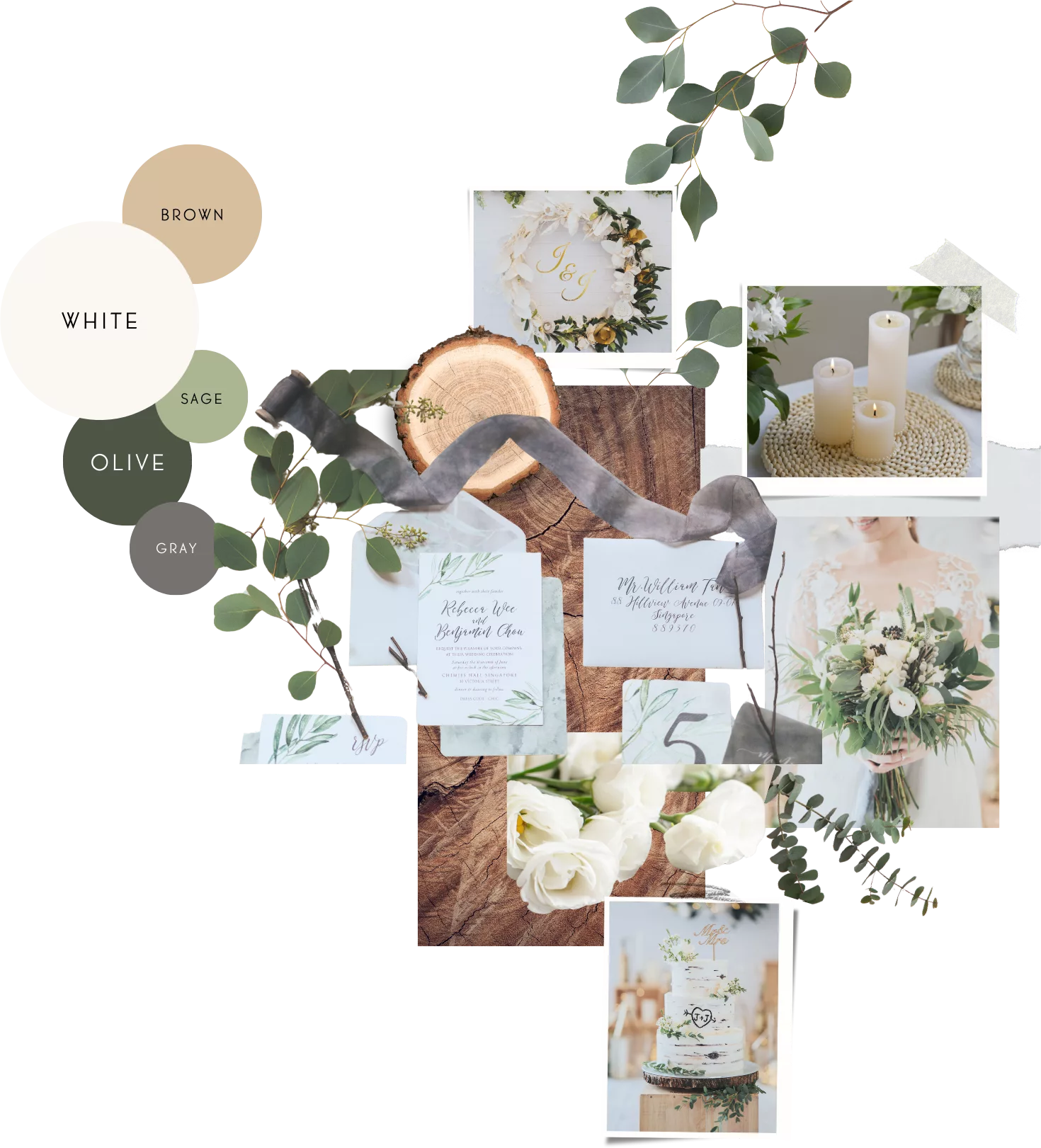 Event decoration and styling by Rosette Designs | Wedding Deco Singapore - 03 D&D_Bespoke Design_Inspiration Board