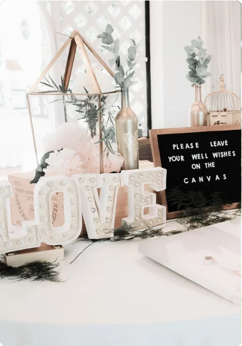 Event decoration and styling by Rosette Designs | Wedding Deco Singapore - Sd_01Reception_02_Reception Table