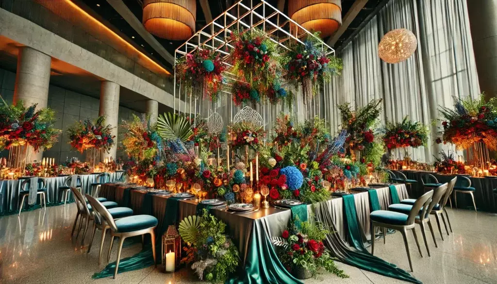 Bold wedding Decor
